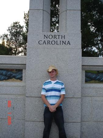 WWII N.C. Monument and Josh