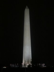 Washington Monument on a Friday Night