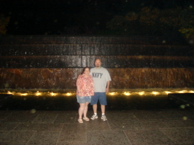 Kristy and I at FDR Waterfall